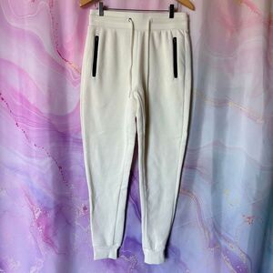 Blaze Beat S Cream Jogger Pants Sporty Athletic Athleisure Streetwear Preppy